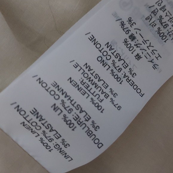 J CREW Womens LINEN BLAZER  NWT sz On Tag T8 - Picture 11 of 12